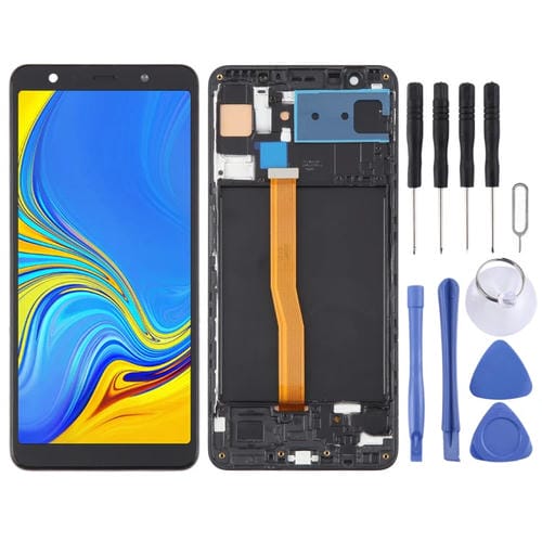 TFT LCD Screen Samsung Galaxy A7 SM-A750F with Frame (Black)