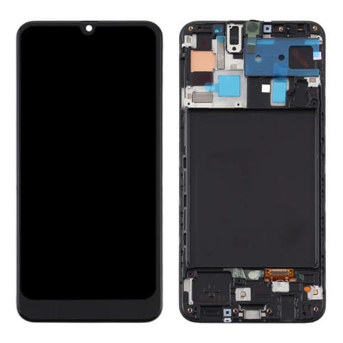 Ecrã TFT LCD Samsung Galaxy A50 com Moldura (Sem Impressões Digitais) (Preto)