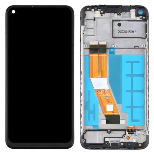 Ecrã LCD Samsung Galaxy A11 e Moldura (Preto)