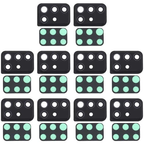 Camera Lens Cover Samsung Galaxy A51 (10 Pieces) (Black)