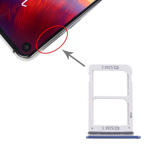 SIM Card Tray Samsung Galaxy A8s/A9 Pro (Blue)