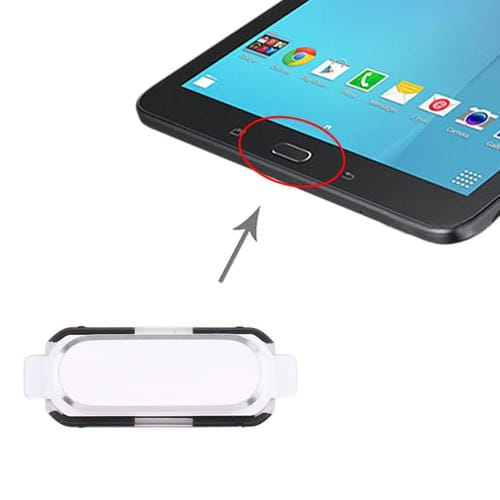 Tecla de Início Samsung Galaxy Tab E 9.6 SM-T560/T561/T567 (Branco)