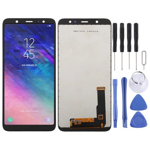 LCD-Bildschirm Incell Samsung Galaxy A6+ A605G (Schwarz)