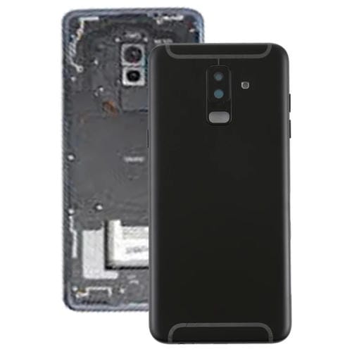 Rückseite Samsung Galaxy A6+ A605 mit seitlichen Tasten und Kamerlinse (Schwarz)