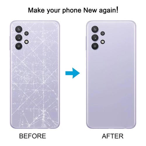 Tapa trasera de batería para Samsung Galaxy A32 4G SM-A325F (negra)