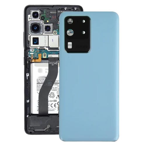 Back Cover + Camera Lens Samsung Galaxy S20 Ultra (Blue) Battery