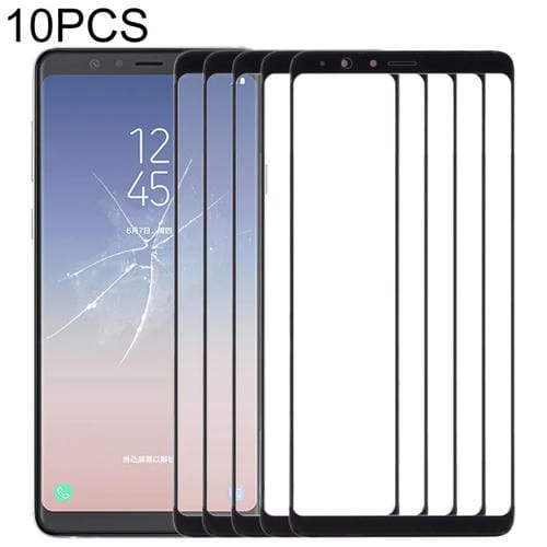 Glass Lens Front Screen Samsung Galaxy A8 Star/A9 Star (Black) (10pcs)