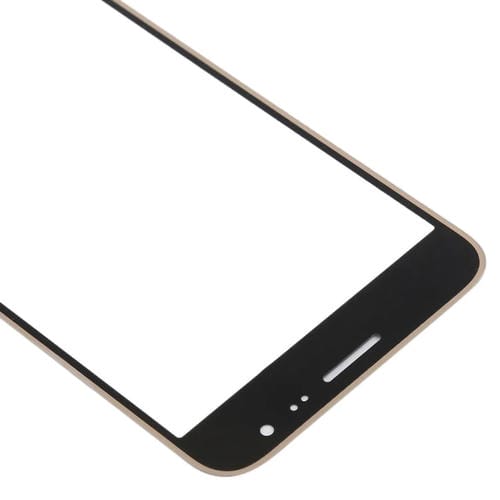 Glass Lens Front Screen Samsung Galaxy J3 - Pack (10 Pieces) (Gold)