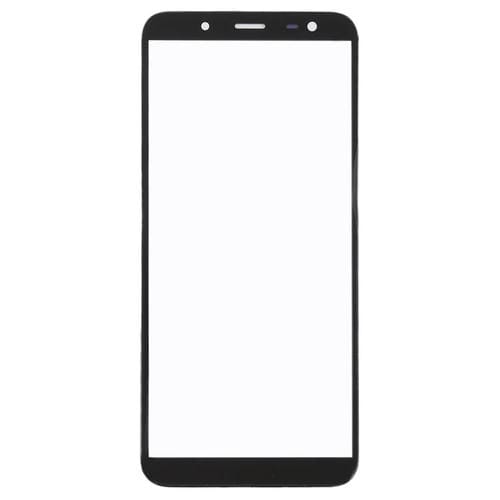 Glasaußenbildschirmobjektiv Samsung Galaxy J6 J600F/DS J600G/DS (Schwarz)