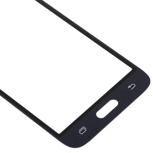 Glass Lens Outer Samsung Galaxy J1 J120 Front Screen (10 Pieces) (Black)