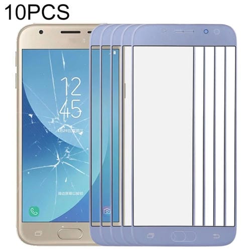 Glass Lens Outer Screen for Samsung Galaxy J3 / J330 (Blue) - Pack of (10 Pieces)