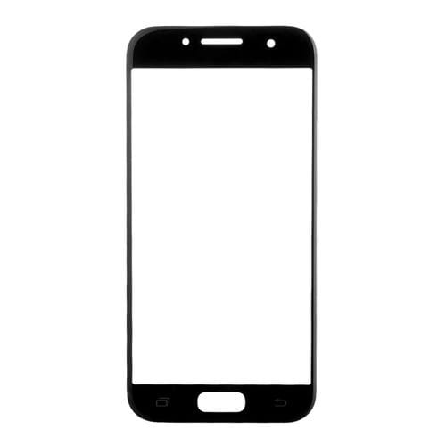 Glass Lens Screen Samsung Galaxy A7 A720 (Black) (10 Pieces)
