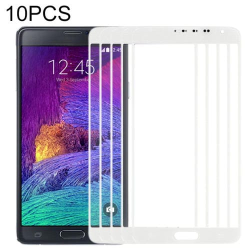 Front Screen Samsung Galaxy Note 4/N910 Outer Glass Lens (White) 10pcs