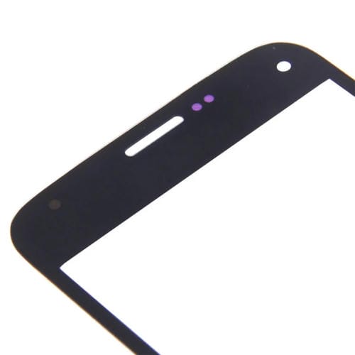 Écran frontal extérieur en verre Samsung Galaxy S5 Mini (noir) 10pcs