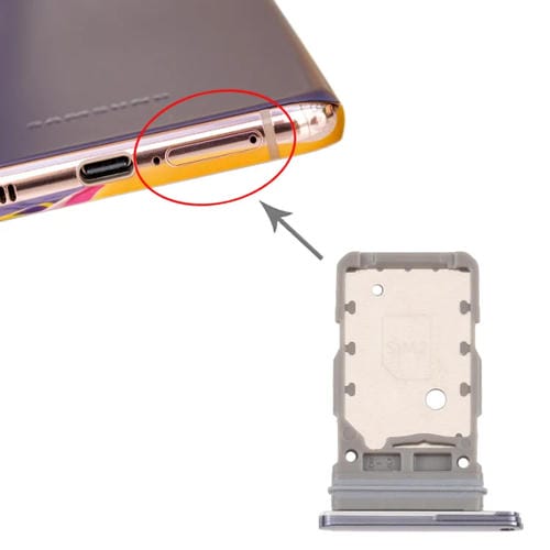 Vassoio scheda SIM Samsung Galaxy S21/S21+/S21 Ultra (Blu)