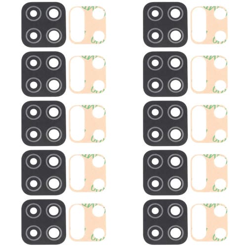 Obiettivo della fotocamera posteriore di Samsung Galaxy M12 SM-M127 (10 pezzi)
