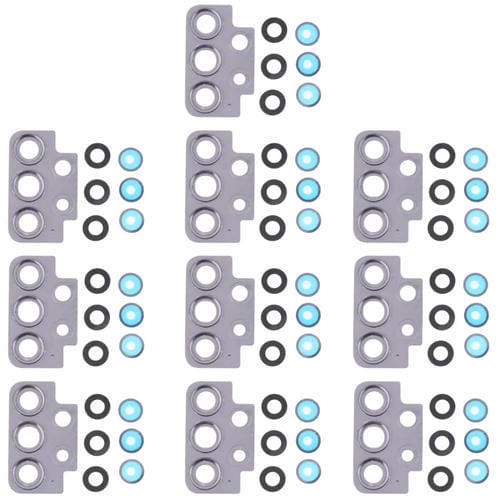 Camera Lens Cover Samsung Galaxy A52 SM-A525 (10 Pieces) (Black)