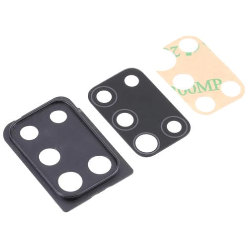 Tampa da Lente da Câmara Samsung Galaxy A21s SM-A217 (10 Peças) (Preto)