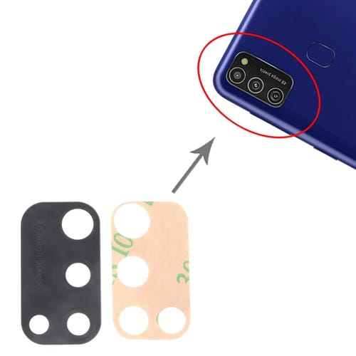 Objectif de caméra arrière Samsung Galaxy M21 SM-M215 (10 pièces)