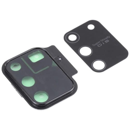 Capot d'objectif d'appareil photo Samsung Galaxy S10 Lite SM-G770 (10 pièces) (Noir)