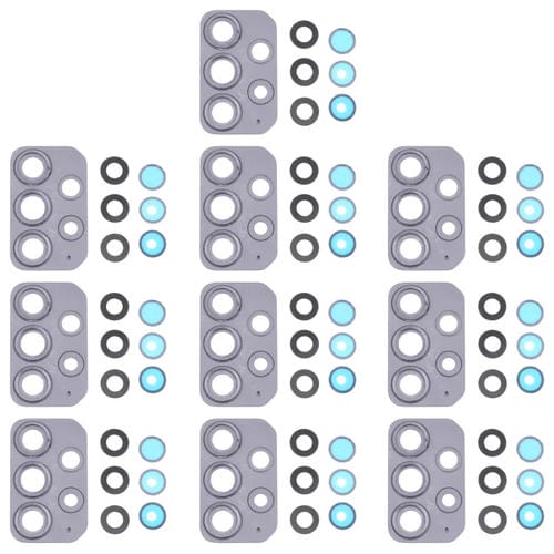 Housse d'objectif d'appareil photo Samsung Galaxy A72 SM-A725 (10 pièces) (Noir)