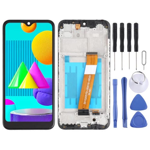 Ecrã LCD Samsung Galaxy M01 com Moldura (EUA)