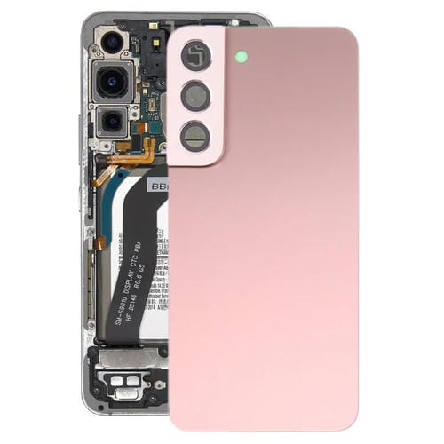 Rückseite der Batterieabdeckung Samsung Galaxy S22 5G SM-S901B mit Kamerlinse (Rosa)