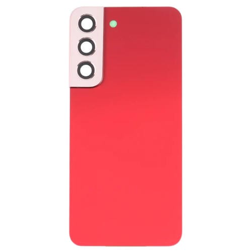 Cover posteriore della batteria Samsung Galaxy S22 5G SM-S901B con obiettivo della fotocamera (Rosso)