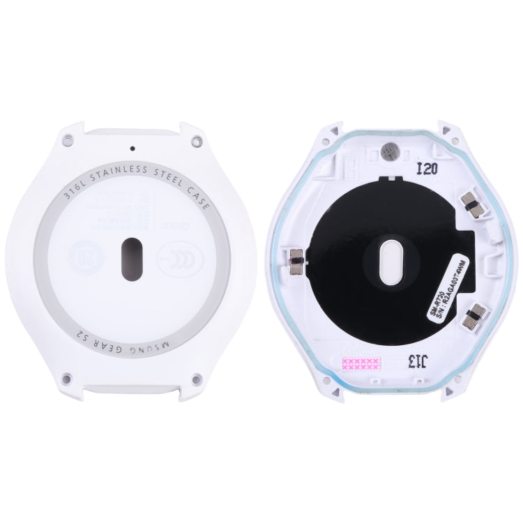 Tampa da Carcaça Traseira com Lente de Vidro Samsung Galaxy Gear S2 SM-R720 (Branco)