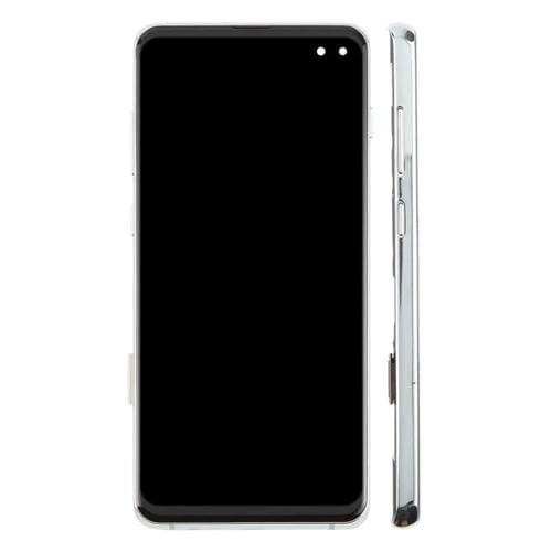 Pantalla LCD TFT de 6,38 pulgadas para Samsung Galaxy S10+ SM-G975F, digitalizador completo con marco, sin identificación de huellas dactilares (verde)