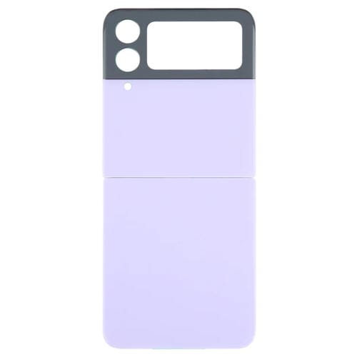 Couvercle arrière de batterie Samsung Galaxy Z Flip4 SM-F721B avec objectif d'appareil photo (violet)
