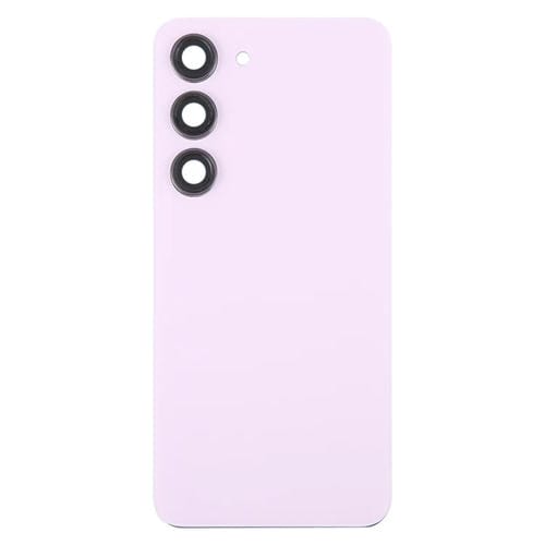 Couvercle arrière en verre de batterie Samsung Galaxy S23 SM-S911B avec objectif de caméra (rose)