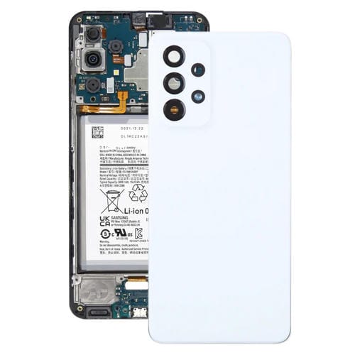 Tapa Trasera de Batería Samsung Galaxy A33 5G SM-A336B con Lente de Cámara (Blanco)