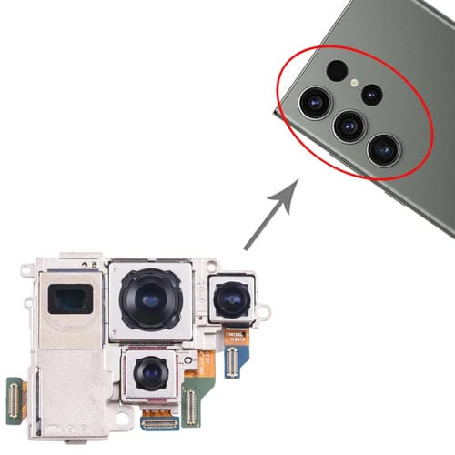 Kamera-Set Samsung Galaxy S23 Ultra (SM-G918B) Teleobjektiv/Periskop/Weitwinkel