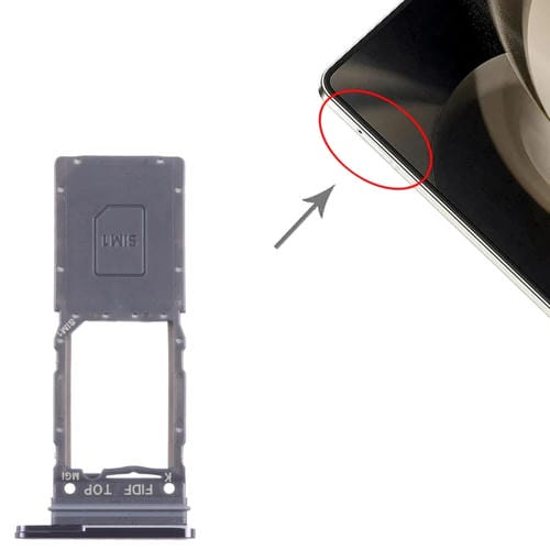 Vassoio della scheda SIM Samsung Galaxy Z Fold5 SM-F946 (Nero)