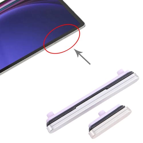 Pulsante di accensione e volume Samsung Galaxy Tab S9+ SM-X810/X816/X818 (Argento)