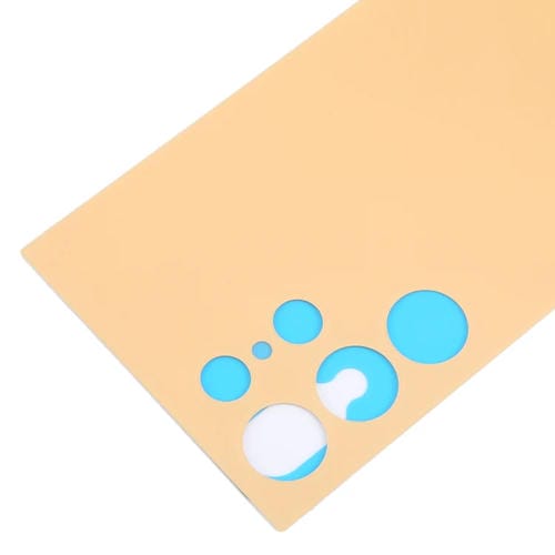 Dos de couverture Samsung Galaxy S24 Ultra SM-S928B Batterie (Jaune)