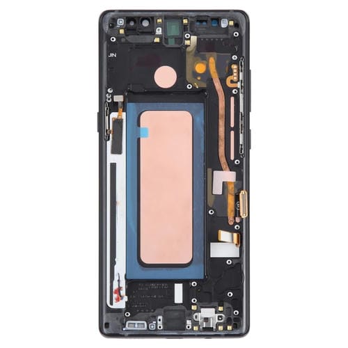 LCD-Bildschirm TFT Samsung Galaxy Note 8 SM-N950 mit Rahmen (Schwarz)