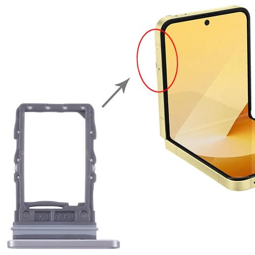 SIM-Kartenfach Samsung Galaxy Z Flip6 SM-F741B (Grau)