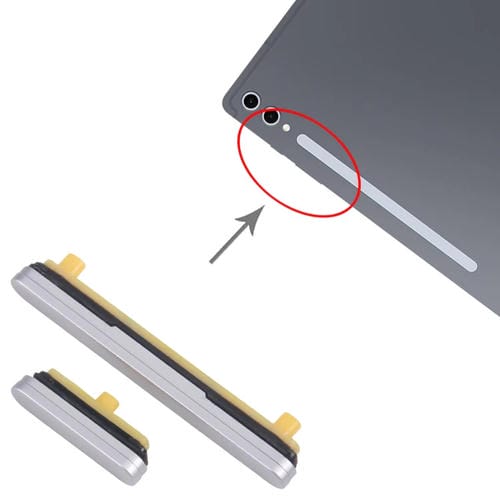 Pulsante di accensione e volume Samsung Galaxy Tab S10+ SM-X820/X826 (Argento)