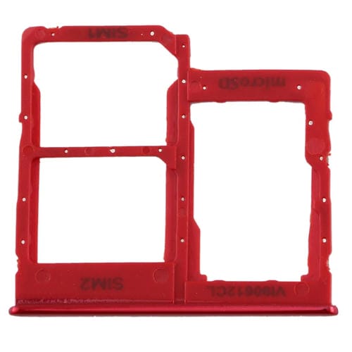 Vassoio della scheda SIM doppia e Micro SD Samsung Galaxy A40 (Rosso)