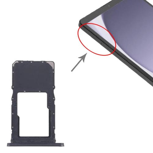 Tabuleiro Cartão SIM/Micro SD Samsung Galaxy Tab A9+ 5G SM-X210 (Cinza)