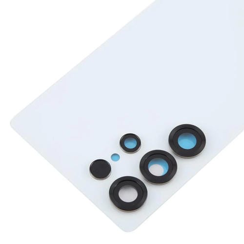 Tampa Traseira da Bateria Samsung Galaxy S25 Ultra SM-S938 com Lente da Câmara (Branco)