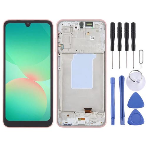 Pantalla Completa OLED 6,46 Pulgadas con Marco Samsung Galaxy A26 SM-A266B (Rosa)