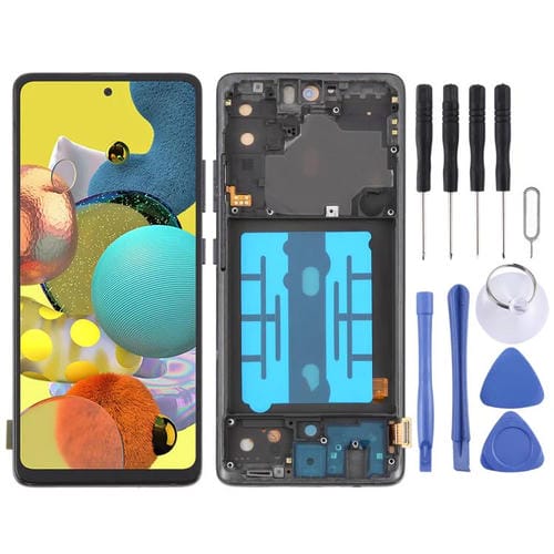 6.43" OLED Display with Frame Samsung Galaxy A51 5G SM-A516 (Black)