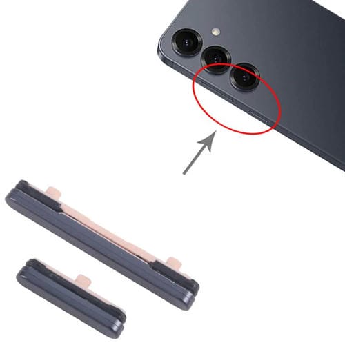 Boutons d'alimentation et de volume Samsung Galaxy S25+ SM-S936B (Noir) (10 unités)