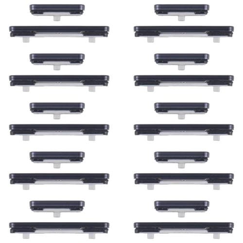 Botón de Encendido y Botón de Control de Volumen para Samsung Galaxy S25 Ultra SM-S938B (10 Unidades) (Negro)