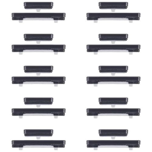 Ein- / Ausschalt- und Lautstärketasten Samsung Galaxy S23+ SM-S916B (10 Stück) (Schwarz)