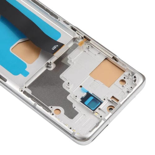 Pantalla LCD TFT de 6,78 pulgadas para Samsung Galaxy S20 Ultra SM-G988B, digitalizador completo con marco, sin identificación de huellas dactilares (plateado)