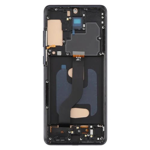 Pantalla LCD TFT de 6,58 pulgadas para Samsung Galaxy S20+ SM-G985F, digitalizador completo con marco, sin identificación de huellas dactilares (negro)